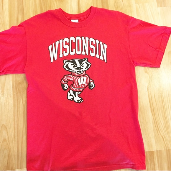 Other - Wisconsin Badgers  T-shirt sz M On Wisconsin